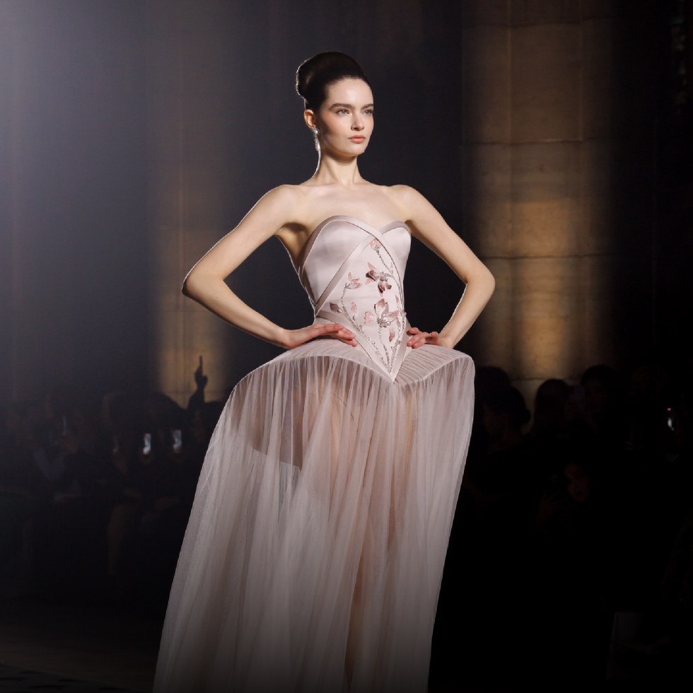 georges hobeika spring summer haute couture catwalk shoe during the paris fashion week 2026