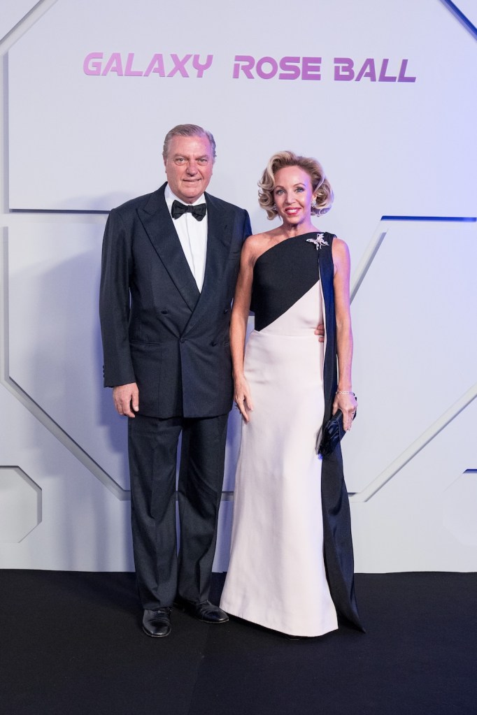 Prince Charles of Bourbon Two Sicilies and Princess Camilla of Bourbon Two-Sicilies arrive to the Rose Ball in Monaco