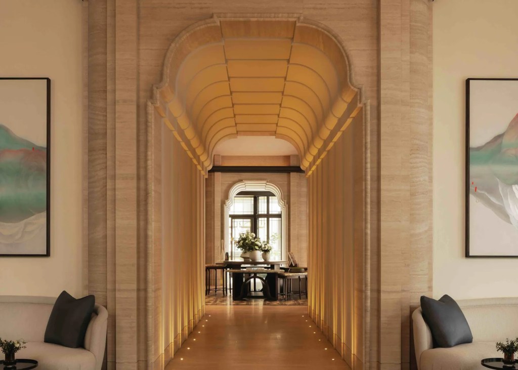 capella taipei stunning high ceiling interior design