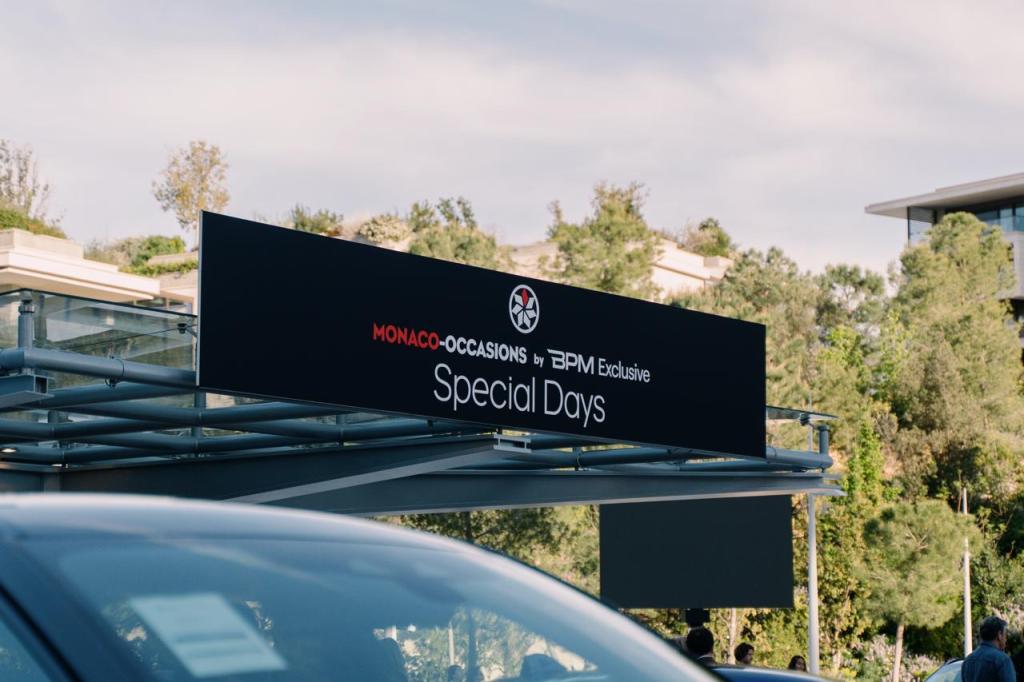 BPM Exclusive Special Days at the Monaco Grimaldi Forum sign