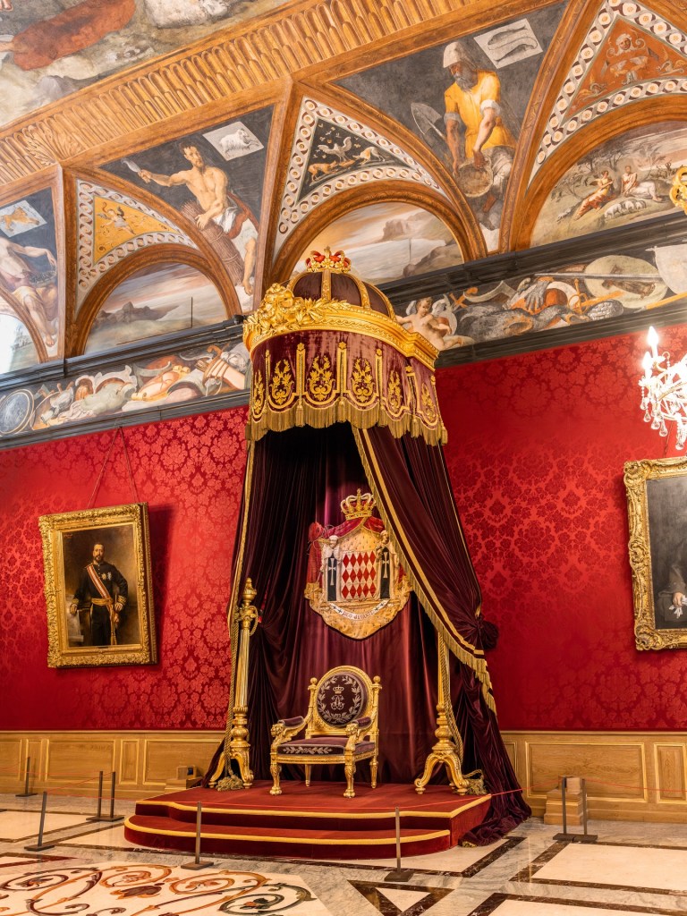 Monaco prince albert II throne