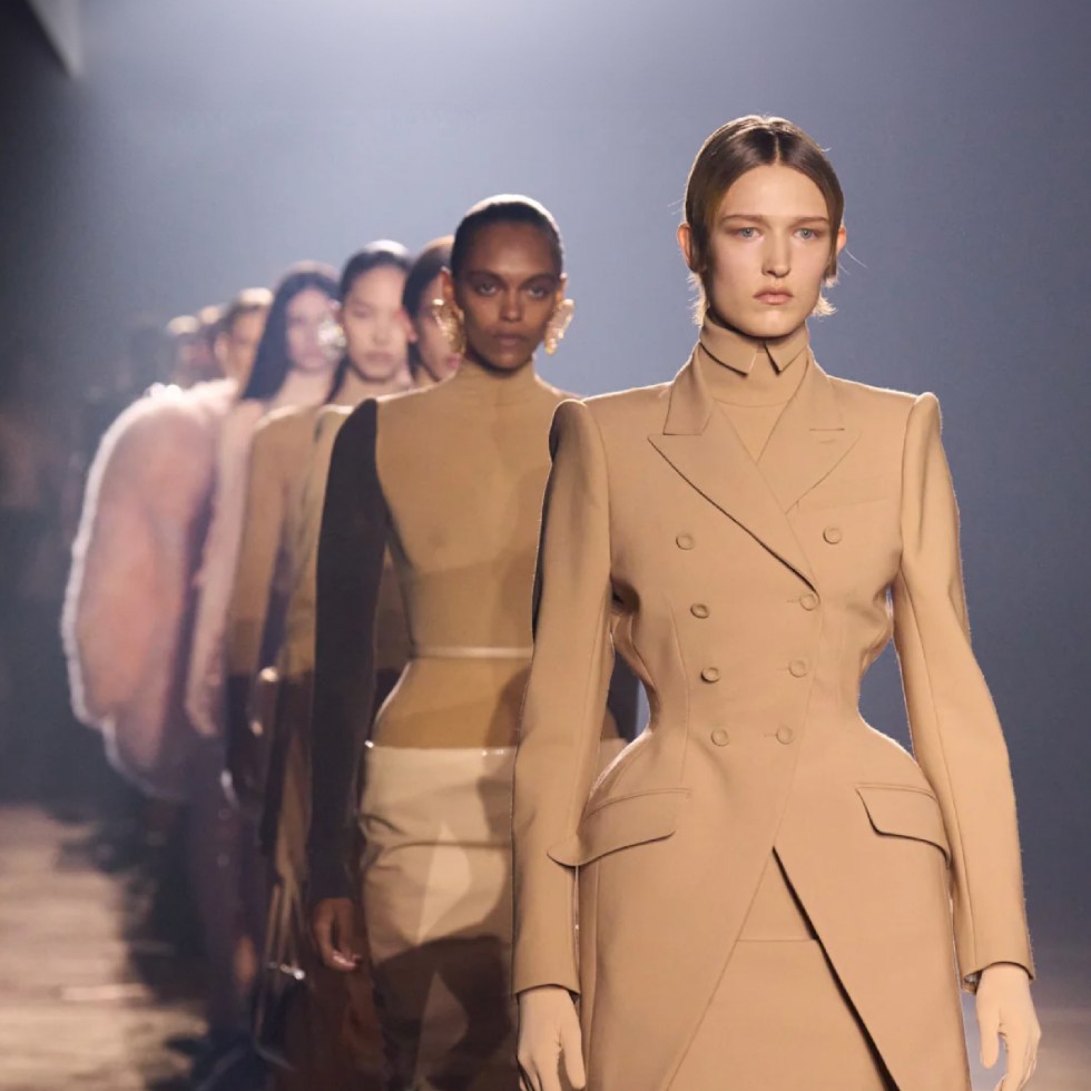 Mugler high fashion catwalk show in Paris